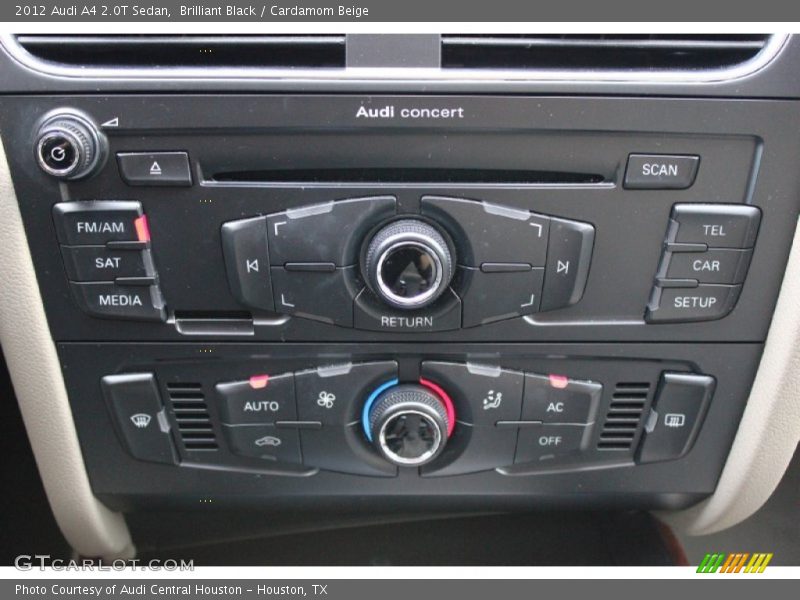 Brilliant Black / Cardamom Beige 2012 Audi A4 2.0T Sedan