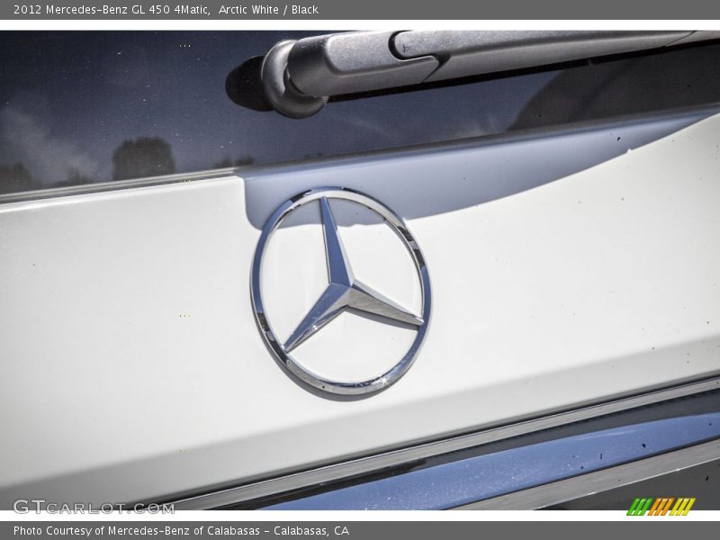 Arctic White / Black 2012 Mercedes-Benz GL 450 4Matic