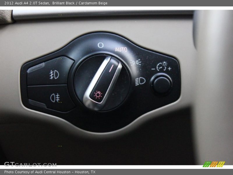 Brilliant Black / Cardamom Beige 2012 Audi A4 2.0T Sedan