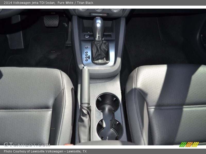 Pure White / Titan Black 2014 Volkswagen Jetta TDI Sedan