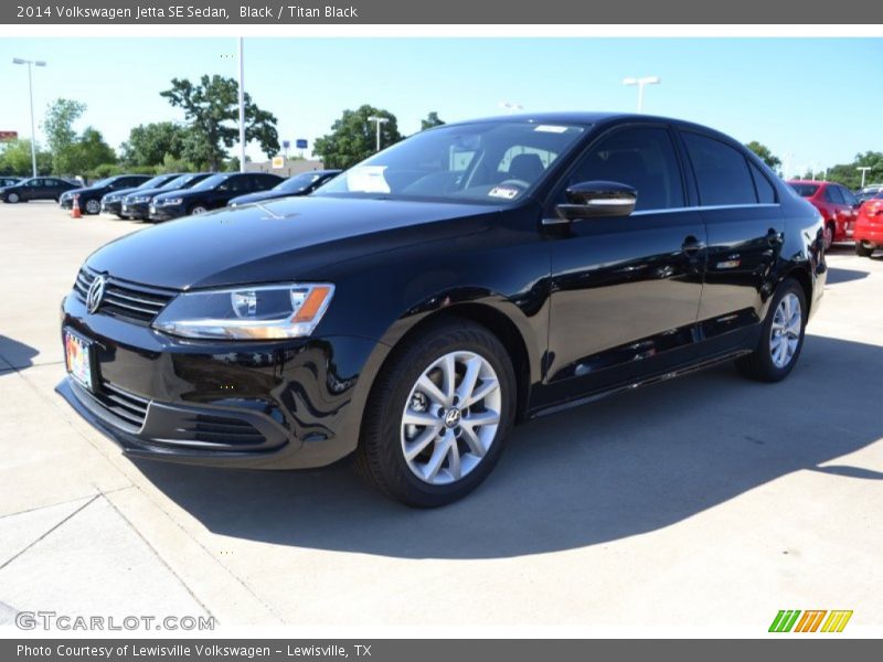 Black / Titan Black 2014 Volkswagen Jetta SE Sedan