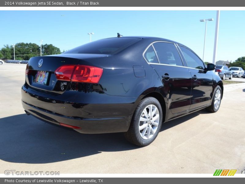 Black / Titan Black 2014 Volkswagen Jetta SE Sedan