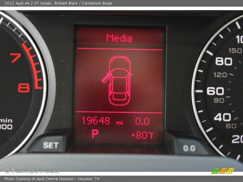 Brilliant Black / Cardamom Beige 2012 Audi A4 2.0T Sedan