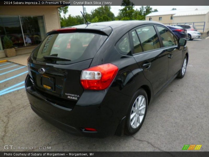 Crystal Black Silica / Ivory 2014 Subaru Impreza 2.0i Premium 5 Door