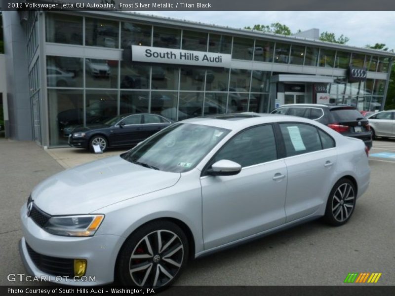 Frost Silver Metallic / Titan Black 2012 Volkswagen Jetta GLI Autobahn