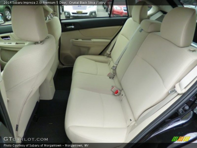 Crystal Black Silica / Ivory 2014 Subaru Impreza 2.0i Premium 5 Door