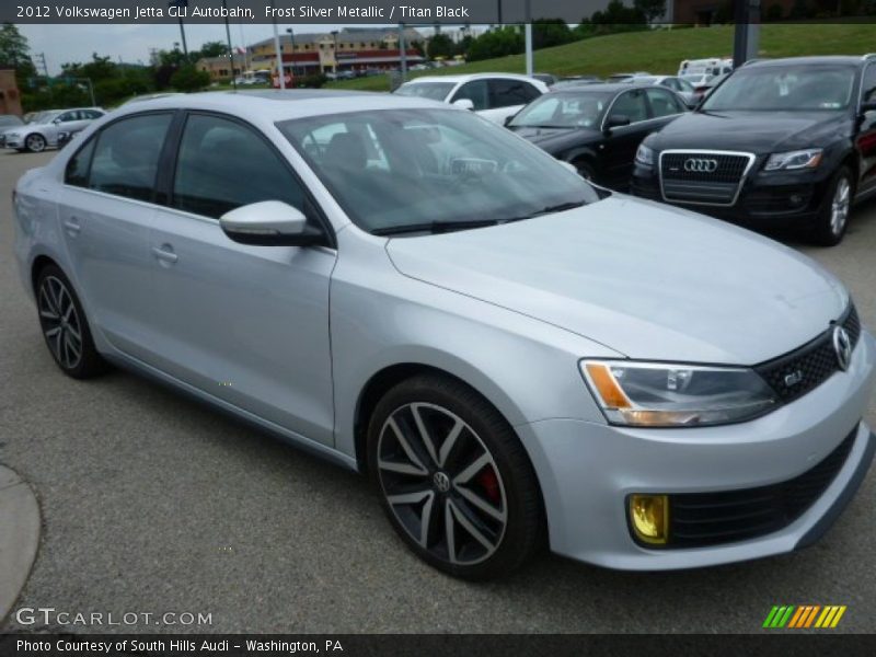 Frost Silver Metallic / Titan Black 2012 Volkswagen Jetta GLI Autobahn