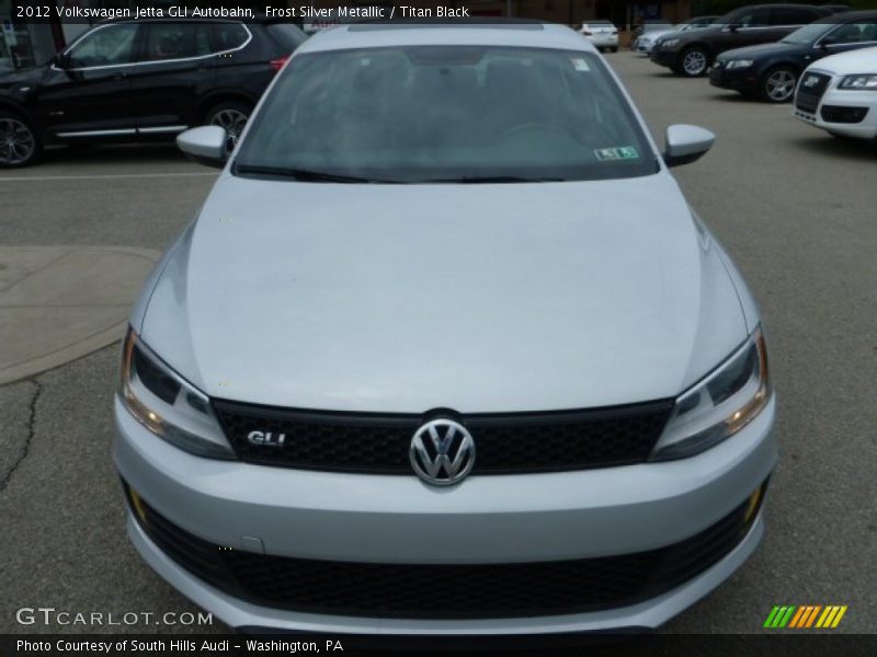 Frost Silver Metallic / Titan Black 2012 Volkswagen Jetta GLI Autobahn