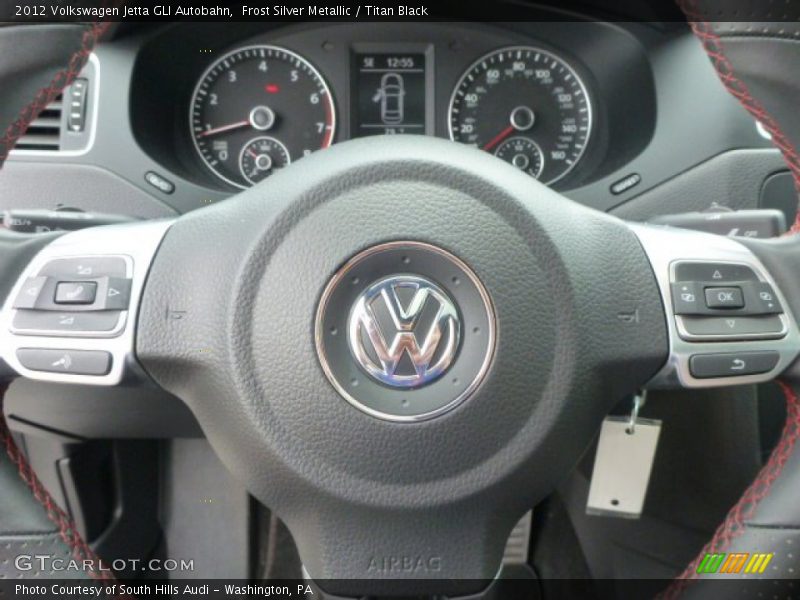 Frost Silver Metallic / Titan Black 2012 Volkswagen Jetta GLI Autobahn