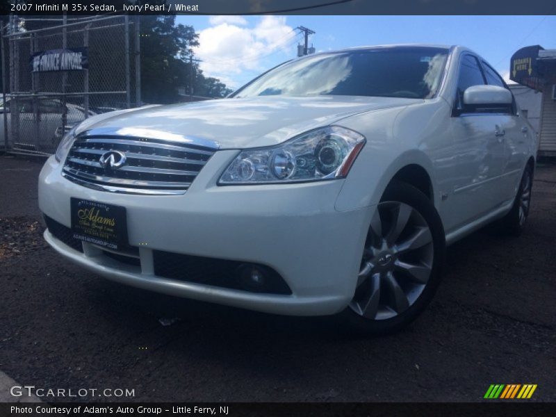 Ivory Pearl / Wheat 2007 Infiniti M 35x Sedan