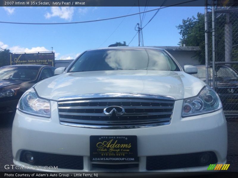 Ivory Pearl / Wheat 2007 Infiniti M 35x Sedan