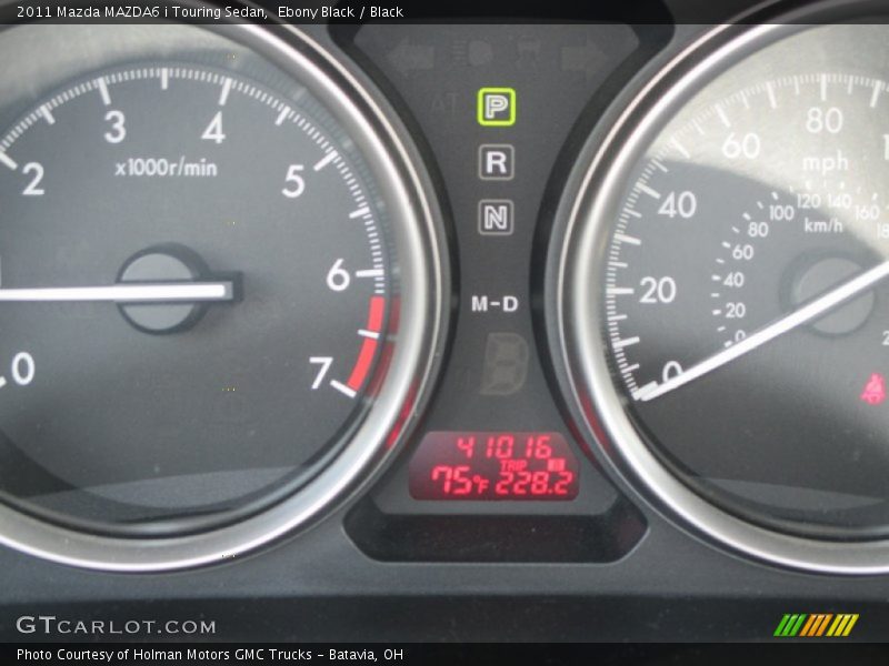 Ebony Black / Black 2011 Mazda MAZDA6 i Touring Sedan