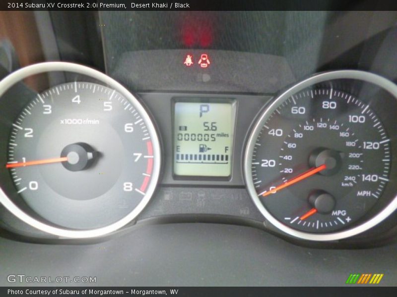 Desert Khaki / Black 2014 Subaru XV Crosstrek 2.0i Premium