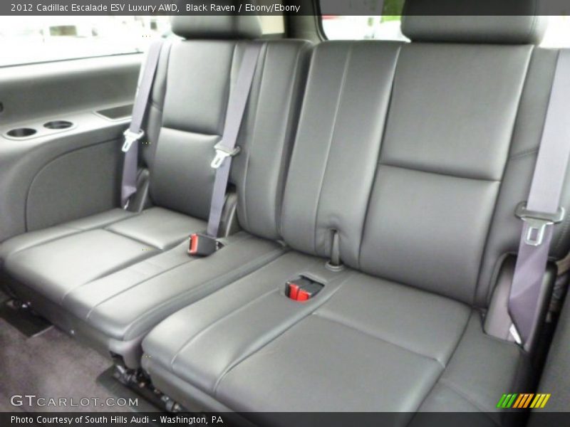 Black Raven / Ebony/Ebony 2012 Cadillac Escalade ESV Luxury AWD