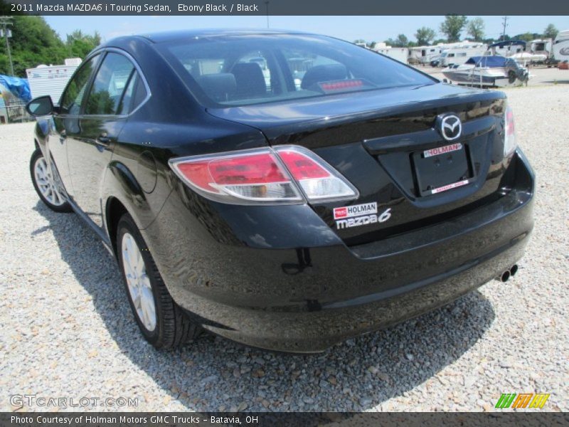 Ebony Black / Black 2011 Mazda MAZDA6 i Touring Sedan