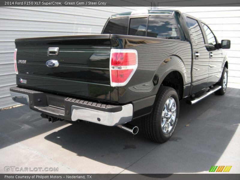 Green Gem / Steel Grey 2014 Ford F150 XLT SuperCrew