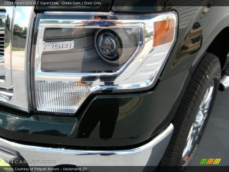 Green Gem / Steel Grey 2014 Ford F150 XLT SuperCrew