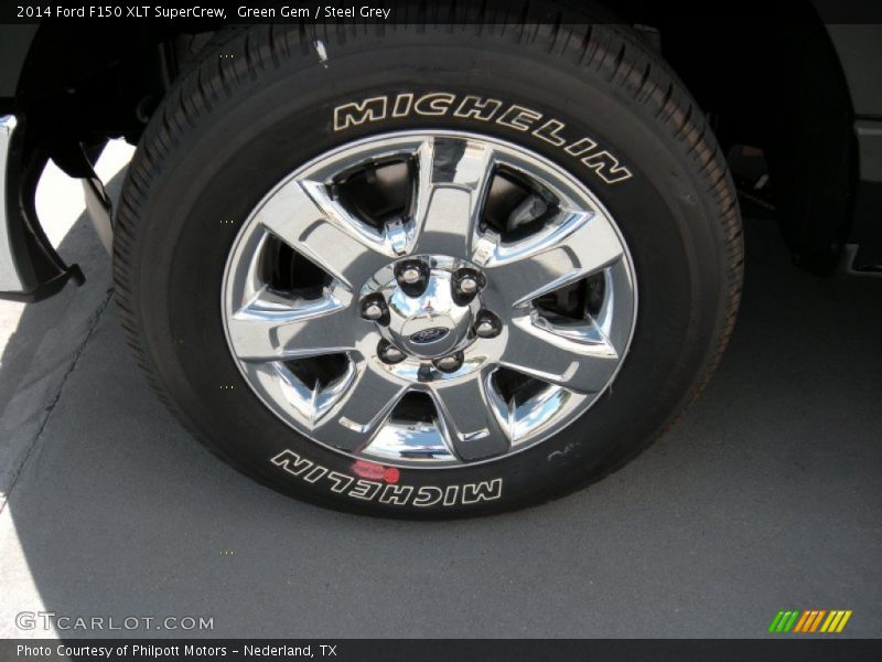 Green Gem / Steel Grey 2014 Ford F150 XLT SuperCrew