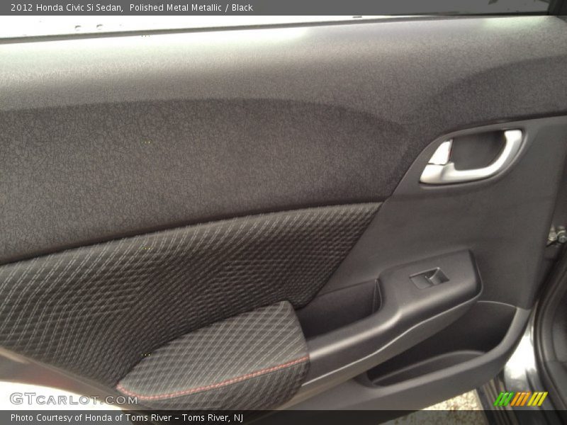 Polished Metal Metallic / Black 2012 Honda Civic Si Sedan