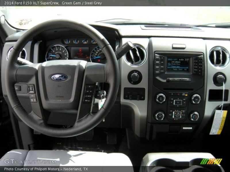 Green Gem / Steel Grey 2014 Ford F150 XLT SuperCrew