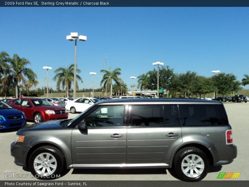 Sterling Grey Metallic / Charcoal Black 2009 Ford Flex SE