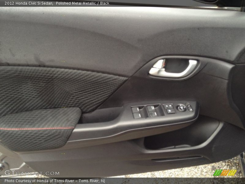 Polished Metal Metallic / Black 2012 Honda Civic Si Sedan