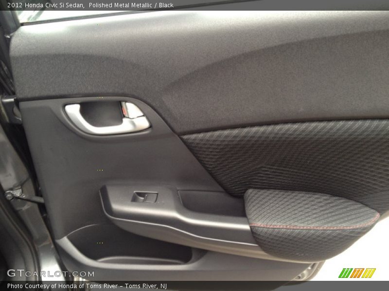 Polished Metal Metallic / Black 2012 Honda Civic Si Sedan