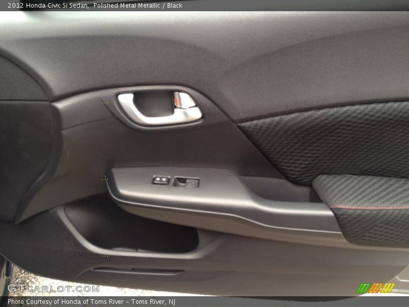 Polished Metal Metallic / Black 2012 Honda Civic Si Sedan