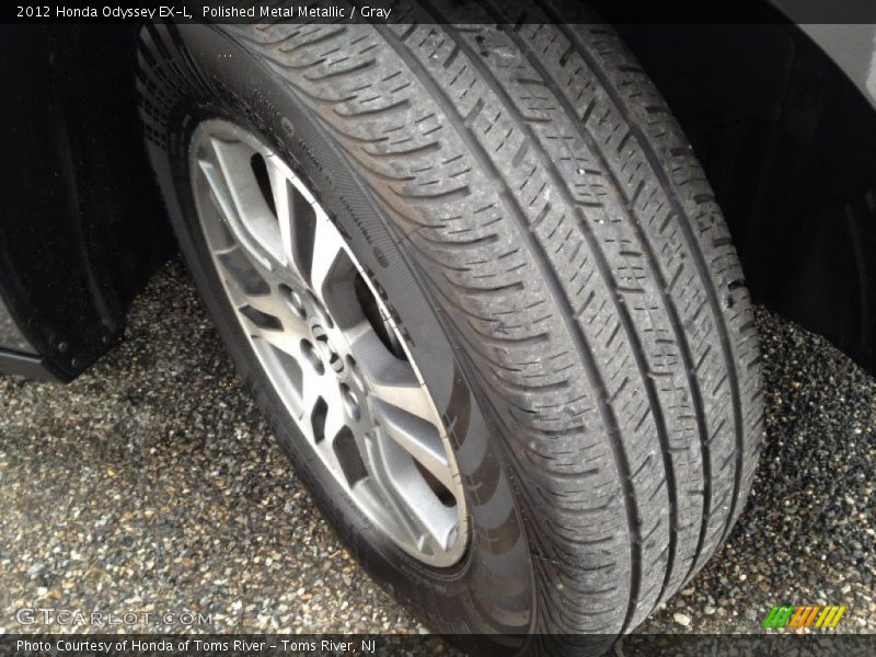 Polished Metal Metallic / Gray 2012 Honda Odyssey EX-L