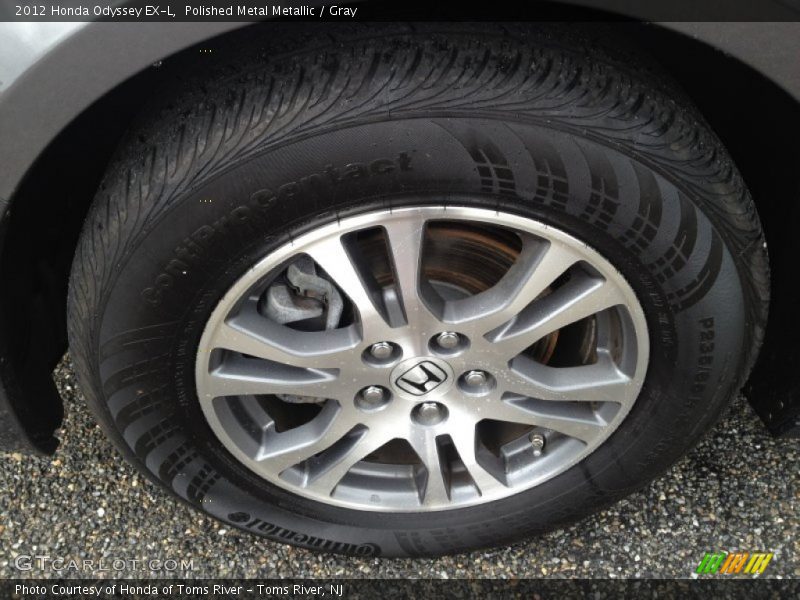 Polished Metal Metallic / Gray 2012 Honda Odyssey EX-L