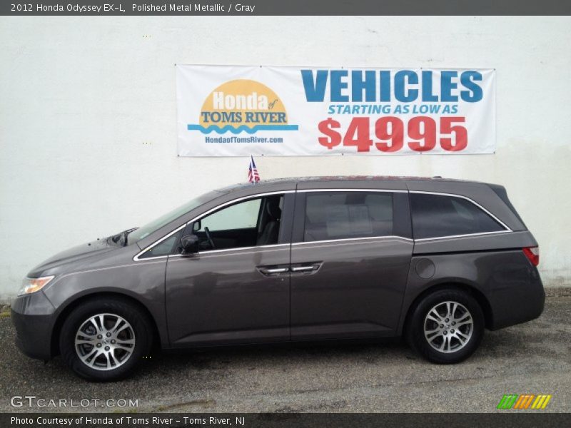 Polished Metal Metallic / Gray 2012 Honda Odyssey EX-L