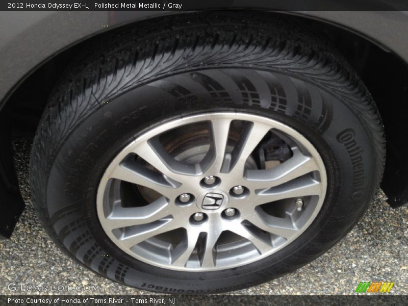 Polished Metal Metallic / Gray 2012 Honda Odyssey EX-L