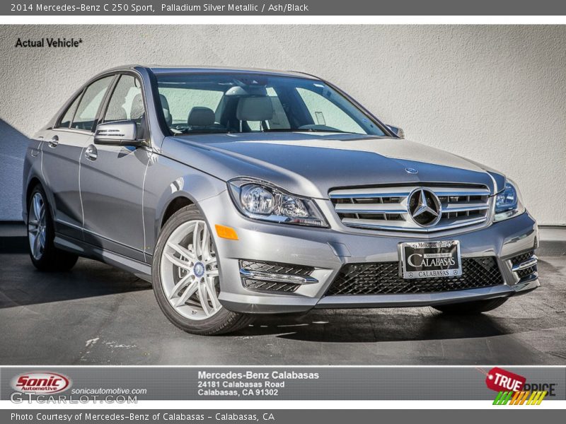 Palladium Silver Metallic / Ash/Black 2014 Mercedes-Benz C 250 Sport