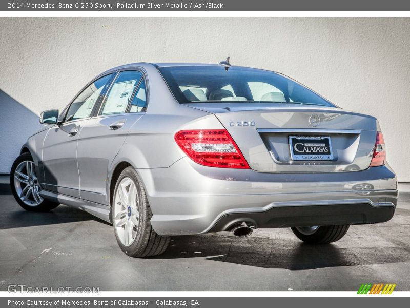Palladium Silver Metallic / Ash/Black 2014 Mercedes-Benz C 250 Sport