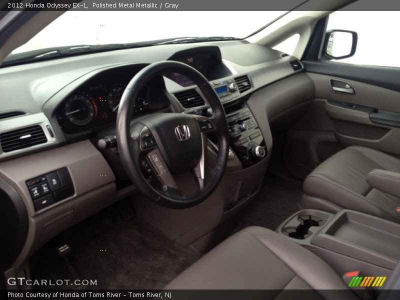 Polished Metal Metallic / Gray 2012 Honda Odyssey EX-L
