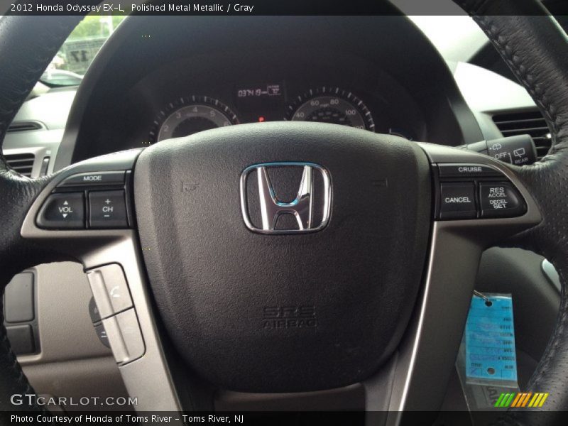 Polished Metal Metallic / Gray 2012 Honda Odyssey EX-L