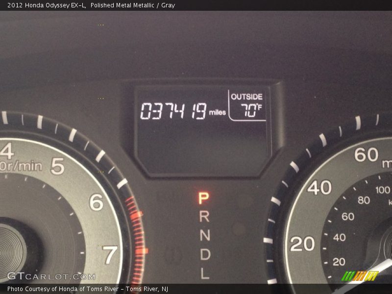 Polished Metal Metallic / Gray 2012 Honda Odyssey EX-L