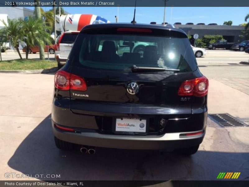 Deep Black Metallic / Charcoal 2011 Volkswagen Tiguan SE