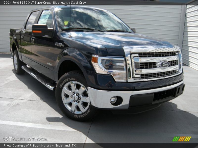 Blue Jeans / Steel Grey 2014 Ford F150 XLT SuperCrew