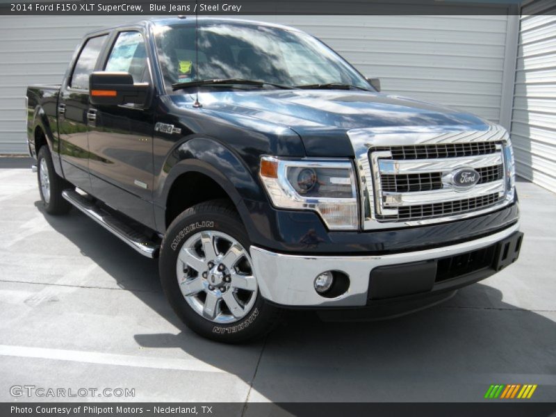 Blue Jeans / Steel Grey 2014 Ford F150 XLT SuperCrew