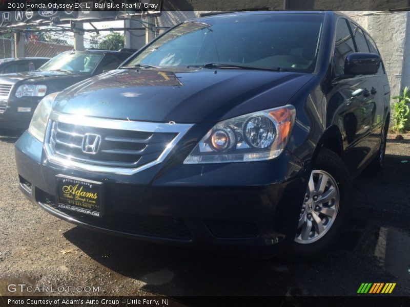 Bali Blue Pearl / Gray 2010 Honda Odyssey EX-L