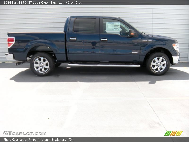 Blue Jeans / Steel Grey 2014 Ford F150 XLT SuperCrew