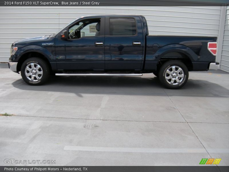 Blue Jeans / Steel Grey 2014 Ford F150 XLT SuperCrew