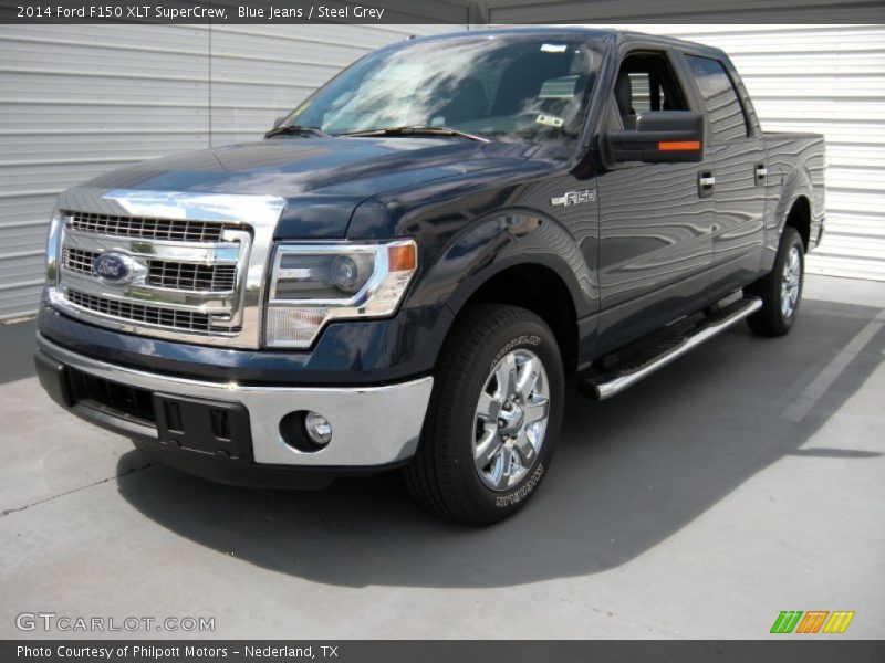 Blue Jeans / Steel Grey 2014 Ford F150 XLT SuperCrew