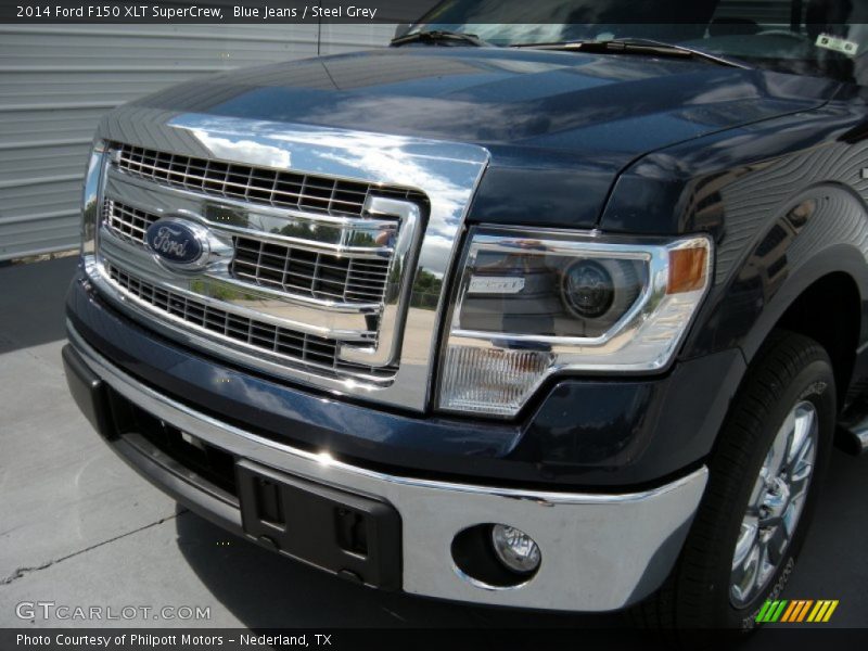 Blue Jeans / Steel Grey 2014 Ford F150 XLT SuperCrew