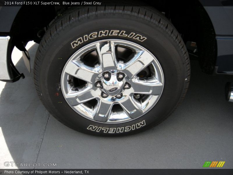 Blue Jeans / Steel Grey 2014 Ford F150 XLT SuperCrew