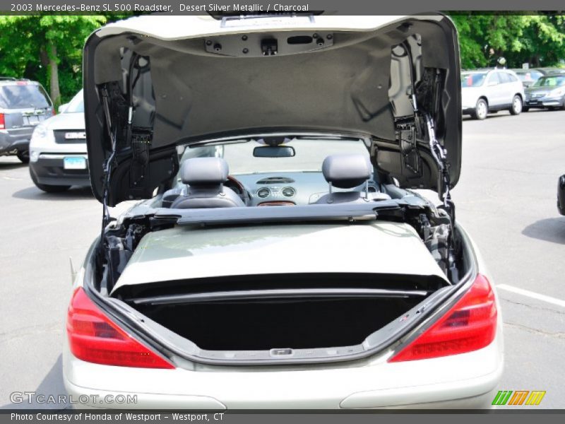 Desert Silver Metallic / Charcoal 2003 Mercedes-Benz SL 500 Roadster