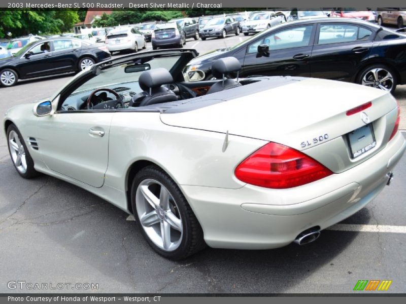 Desert Silver Metallic / Charcoal 2003 Mercedes-Benz SL 500 Roadster