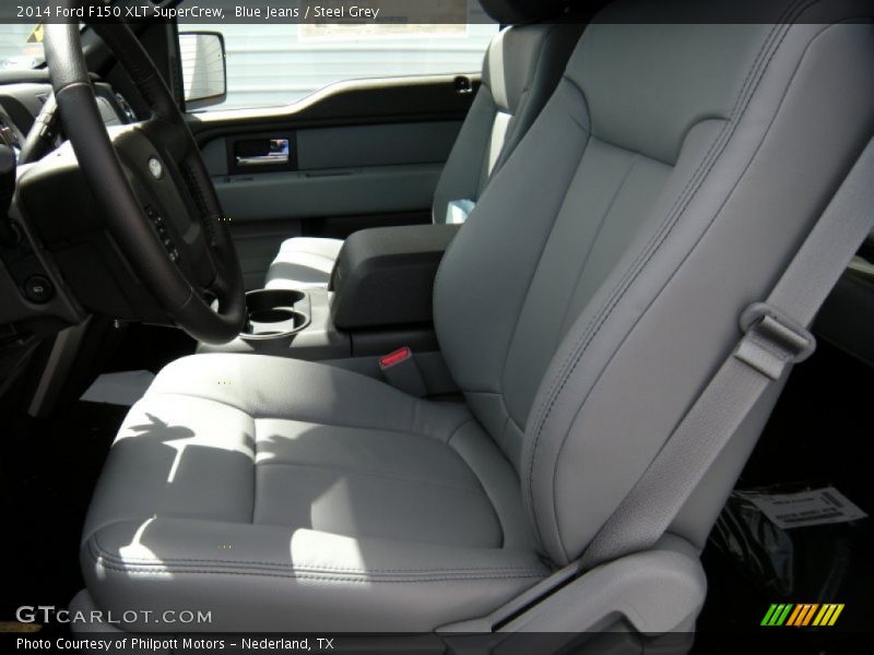 Blue Jeans / Steel Grey 2014 Ford F150 XLT SuperCrew