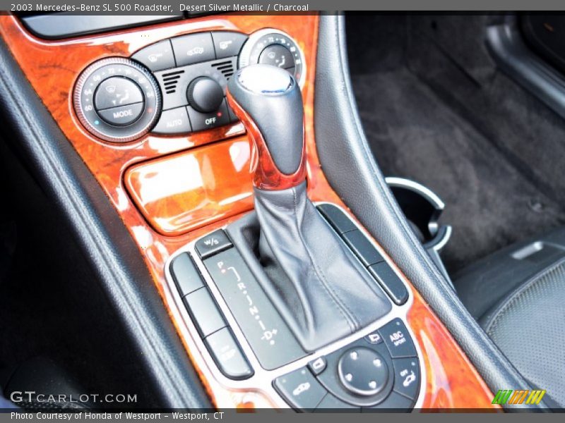 Desert Silver Metallic / Charcoal 2003 Mercedes-Benz SL 500 Roadster